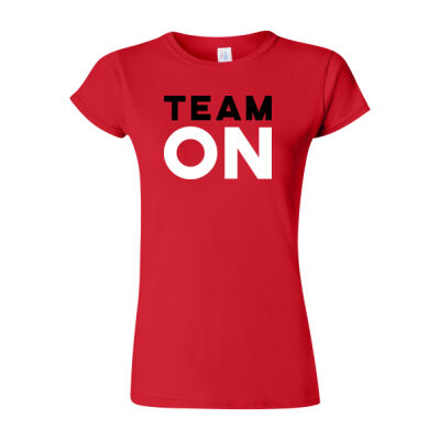 Gildan Women's Team ON Printed Softstyle T-Shirt Thumbnail