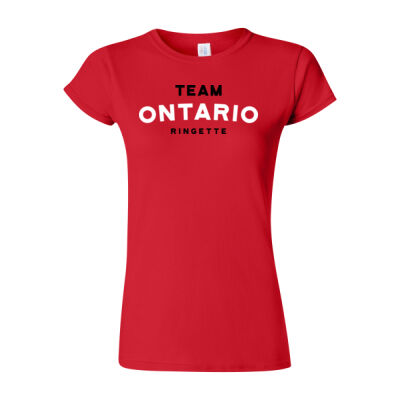 Gildan Women's Team Ontario R Printed Softstyle T-Shirt  Thumbnail
