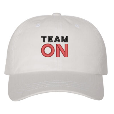 YP Classics Adult Team ON Embroidered Dad Cap Thumbnail