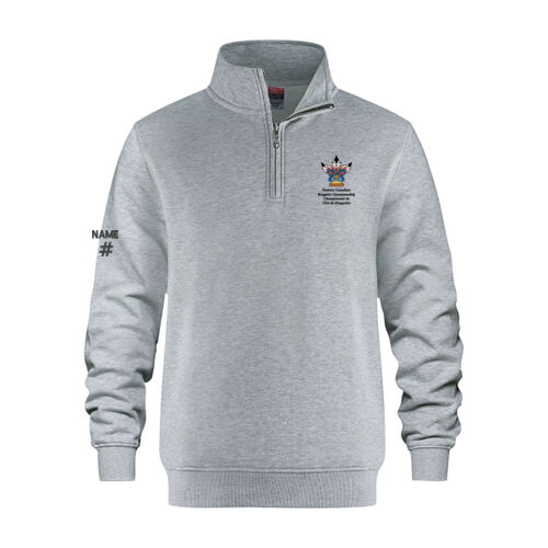 Flux Unisex ECRC Emblem Printed Quarter-Zip Thumbnail