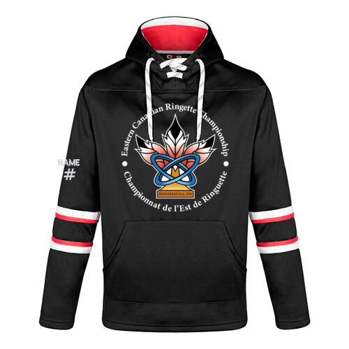 Dangle Unisex ECRC Crest Printed Hockey Hoodie Thumbnail